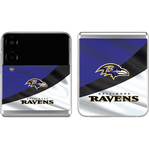 NFL Baltimore Ravens Galaxy Z Flip4 5G Skin